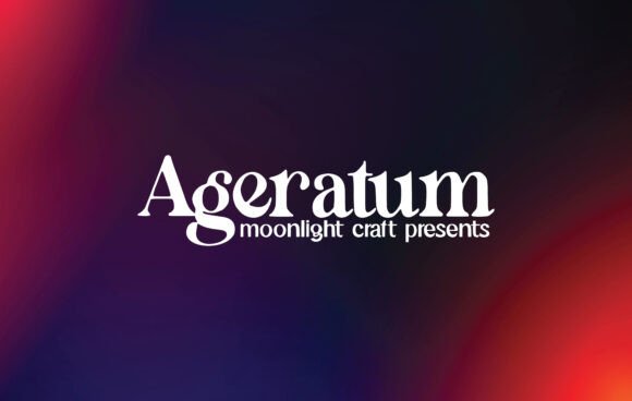 Ageratum: A Handwritten Font for Editorial Elegance
