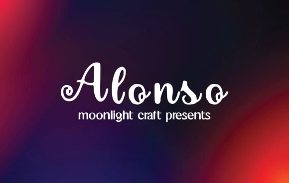 Alonso: A Handwritten Font for Digital Branding