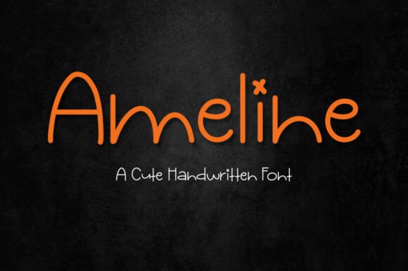 Ameline Font for Refined Branding Projects