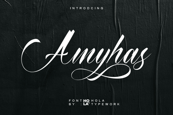 Amyhas: The Modern Script Typeface for Polished Web Design