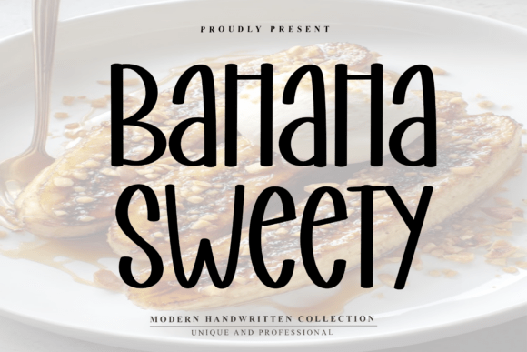 Banana Sweety: A Handwritten Font for Digital Creativity