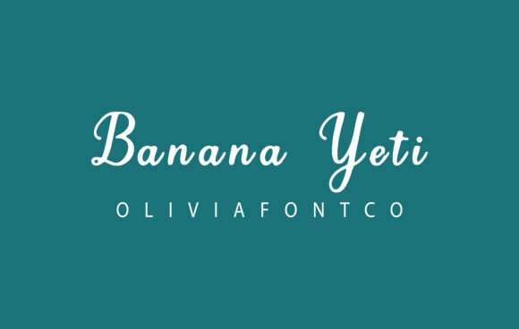 Banana Yeti Font for Business Branding