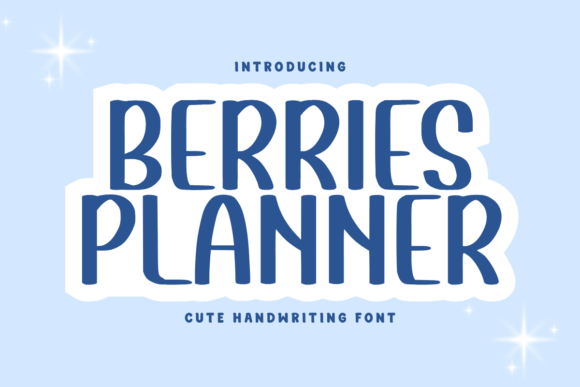 Berries Planner Font for Engaging Visuals