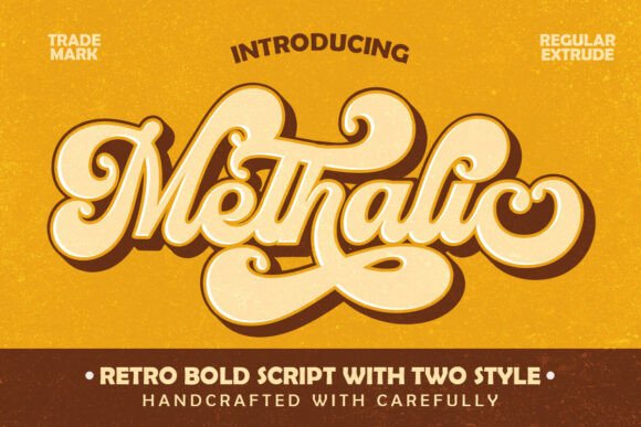 Boost Your Campaign with the Groovy Methalic Font