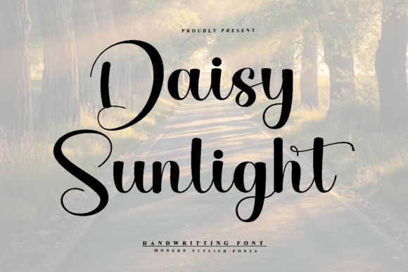 Daisy Sunlight: The Graceful Script Font for Handmade Brands