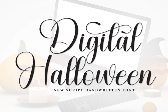 Digital Halloween Font for Modern Branding