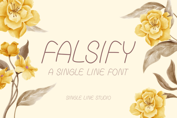 Falsify Font for Eye-Catching Campaigns