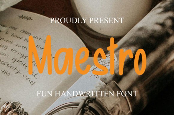 Maestro Font for Eye-Catching Branding and Marketing