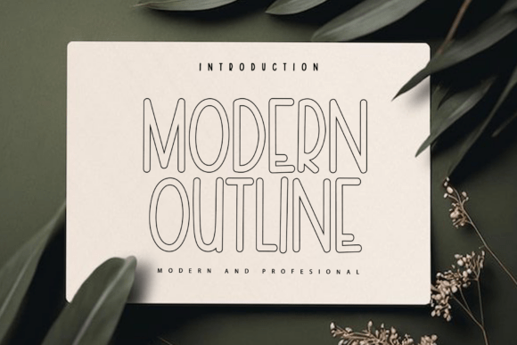 Modern Outline: A Playful Handwritten Font for Creative Brands