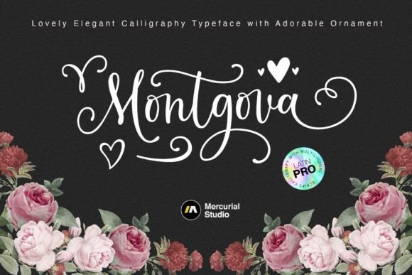 Montgova: A Delicate Script Font for Handmade Creations