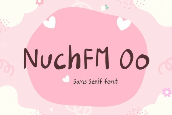 Nuchfm Oo Font for Handmade Creations