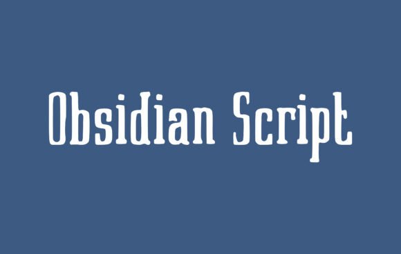 Obsidian Font for Polished Branding