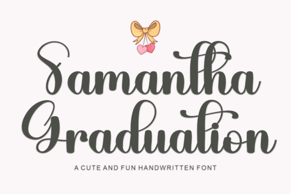Samantha Graduation Font for Campaign Creativity