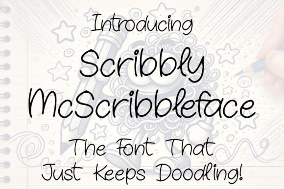 Scribbly Mcscribbleface: A Handwritten Font for Modern Editorial Design