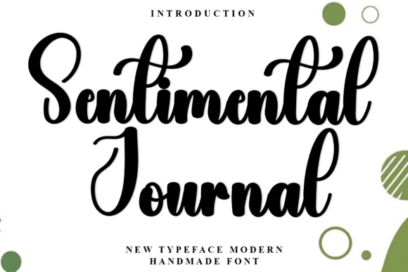 Sentimental Journal: The Festive Typeface for Handmade Holiday Goods