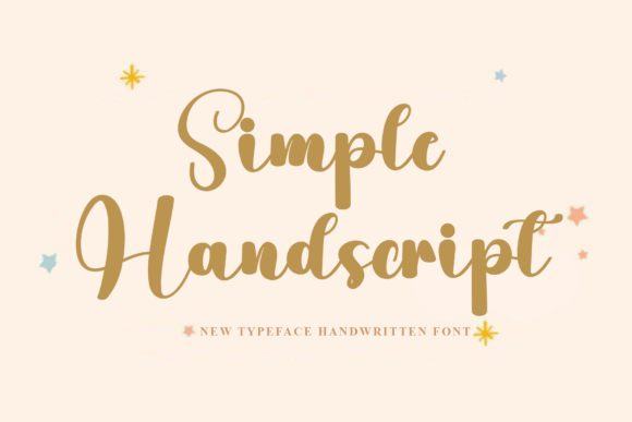 Simple Handscript: A Warm Script Font for Modern Web Design