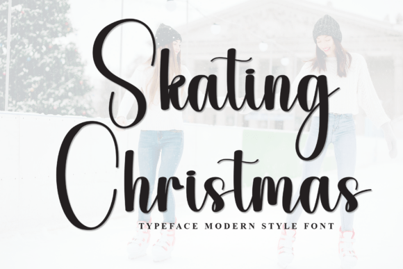 Skating Christmas: A Modern Script Typeface for Digital Experiences