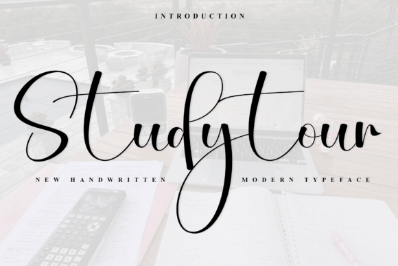 Studytour: The Elegant Script Font for Premium Brand Identity