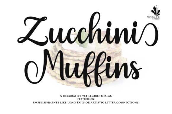 Zucchini Muffins Font for Branding Projects